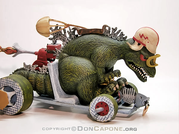 Rare Aurora Model Kit Godzillas Go Cart