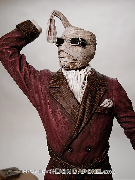The Invisible Man Model Kit Claude Rains Statue