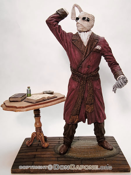 The Invisible Man Model Kit Claude Rains Statue